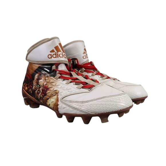 Adidas Shoes Mens 11.5 Cleats Football Freak x Carbon High Uncage Spartan Sport